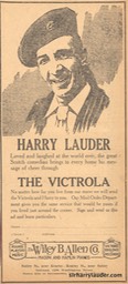 Advertisement Victrola Newspaper San Francisco? Verso Pencil Dated 1919 06 19