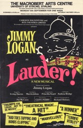 Flyer For Jimmy Logan Show Lauder Stirling Undated  