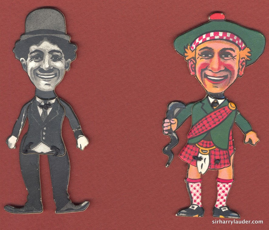 Game Matthews Palace Of Mirth & Merriment Chaplin & Lauder Figures