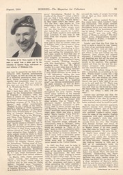 Hobbies Magazine Jim Walsh Pioneer Recording Artist Harry Lauder August 1950 -2