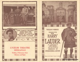 Lyceum Theatre Minneapolis Programme Bi-Fold Feb 21 1923?