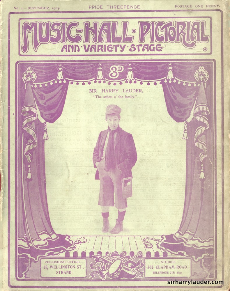 Music Hall Pictorial Magazine Dec 1904