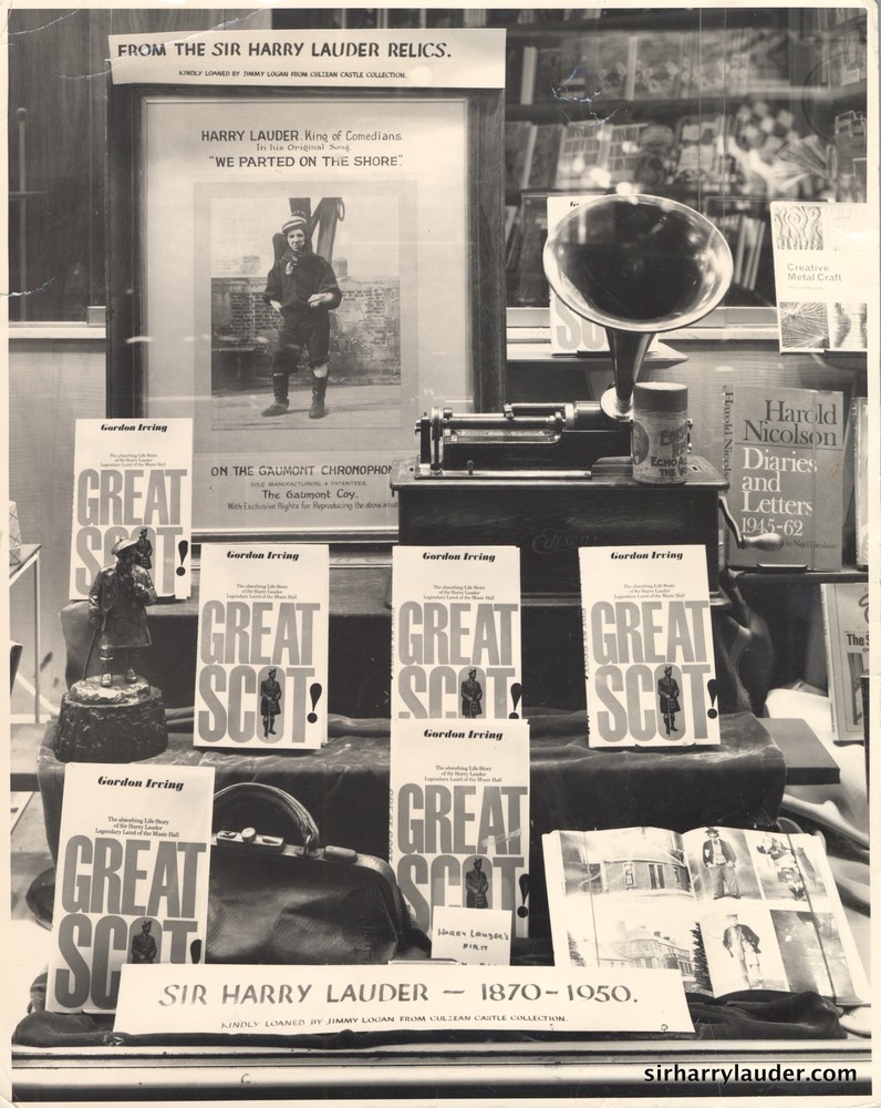 Photo From Gordon Irving Shop Window Featuring Book Great Scot 1968?