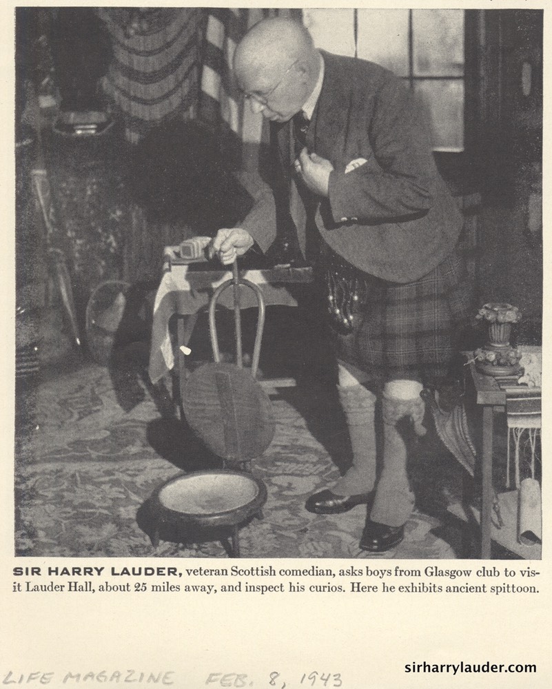 Photo Life Magazine Sir harry At Strathaven Feb 8 1943