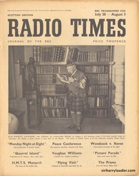 Radio Times Cover Photo Jul 26 1946