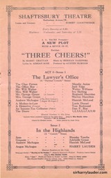 Shaftesbury Theatre London Three Cheers Programme Booklet No 2 1916-17 -3