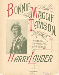 Sheet Music Bonnie Maggie Tamson TB Harms & Francis Day & Hunter NY 1915