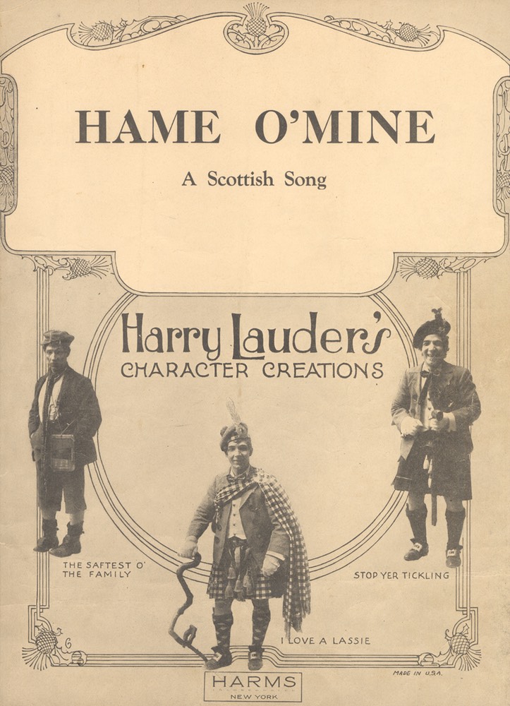 Sheet Music Hame O Mine Harms NY 1920