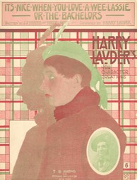 Sheet Music Its Nice When You Love A Wee Lassie TB Harms & Francis Day & Hunter NY 1912