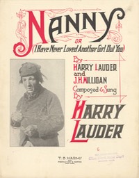 Sheet Music Nanny TB Harms & Francis Day & Hunter NY** 1915