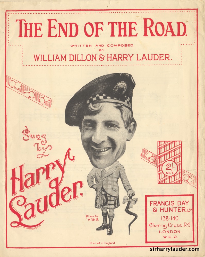 Sheet Music The End Of The Road Francis Day & Hunter London** 1924
