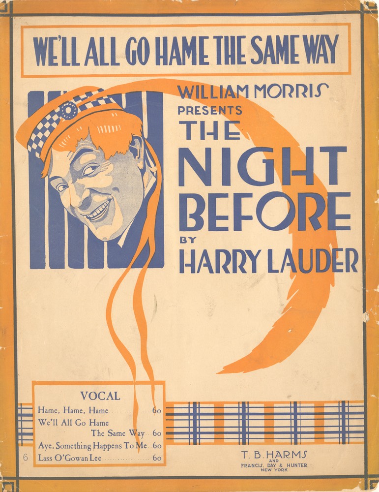 Sheet Music We ll All Go Home The Same Way TB Harms & Francis Day & Hunter NY 1916