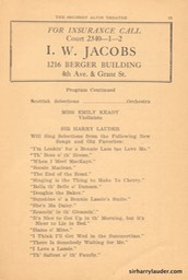 Shubert Alvin Theatre Pittsburgh Pa Program Booklet Dated Jan 3 1927 -3
