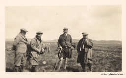 Sir Harry & Unidentified Others In Field Undated