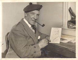 Sir Harry Draws Valentine Charicature Dated 1929