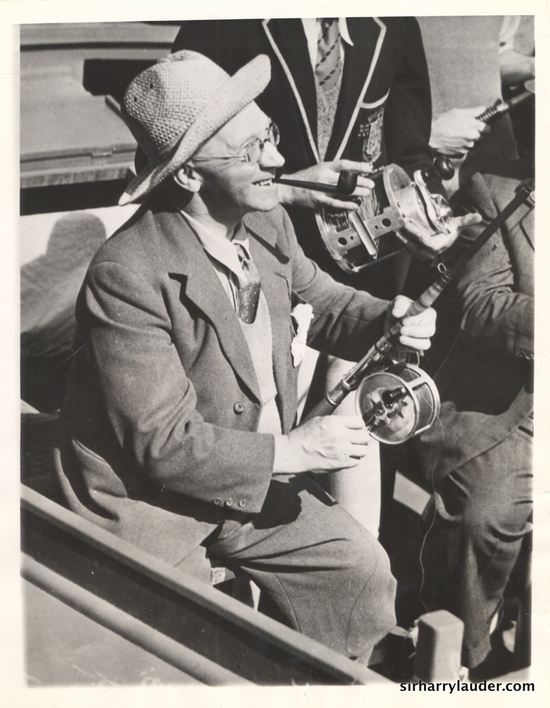 Sir Harry Fishing In Australia 1937