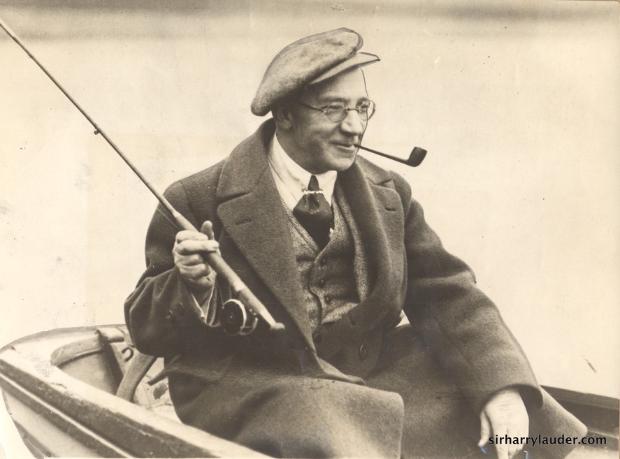 Sir Harry Fishing In Yorkshire 1926