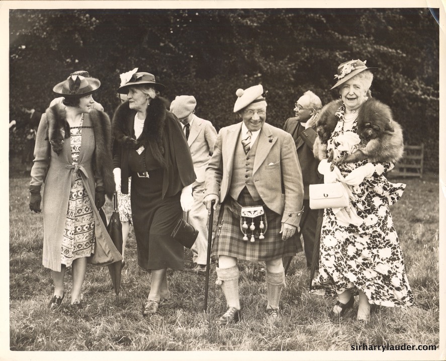 Sir Harry Greta Lauder Dowager Countess Airlie 1939