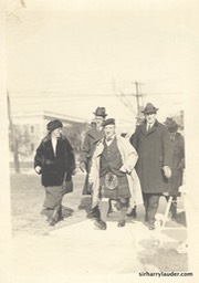 Sir Harry Walking with Group No Date