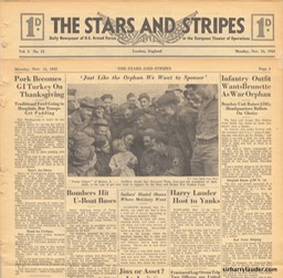 Stars & Stripes Newspaper Nov 16 1942