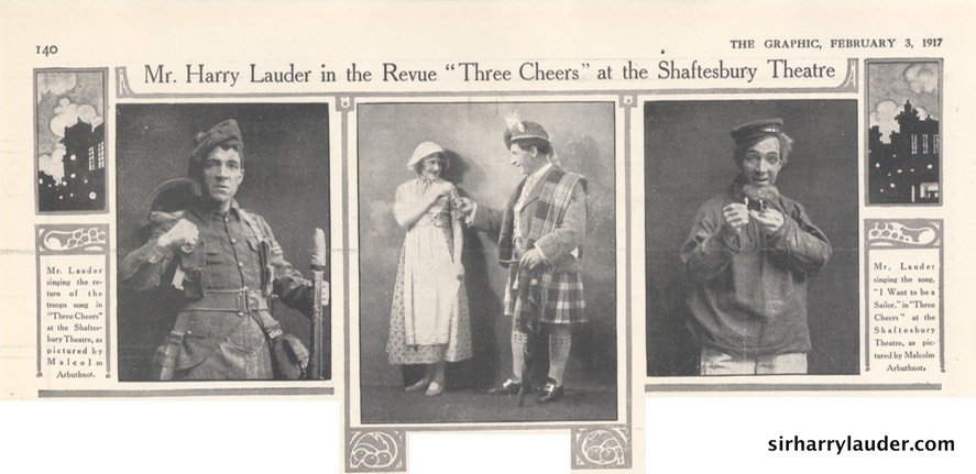 The Graphic Three Cheers Review Photos Feb 3 1917