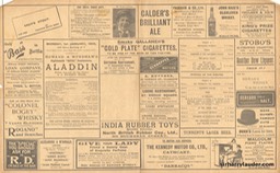 Theatre Royal Glasgow Aladdin Programme Bi-fold Jan 1 1906 -2