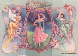 Tivoli London Programme Tri-Fold May 3 1909 