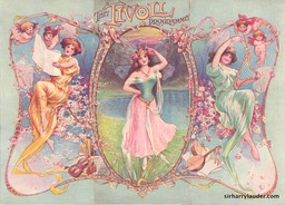 Tivoli London Programme Tri-Fold May 31 1909