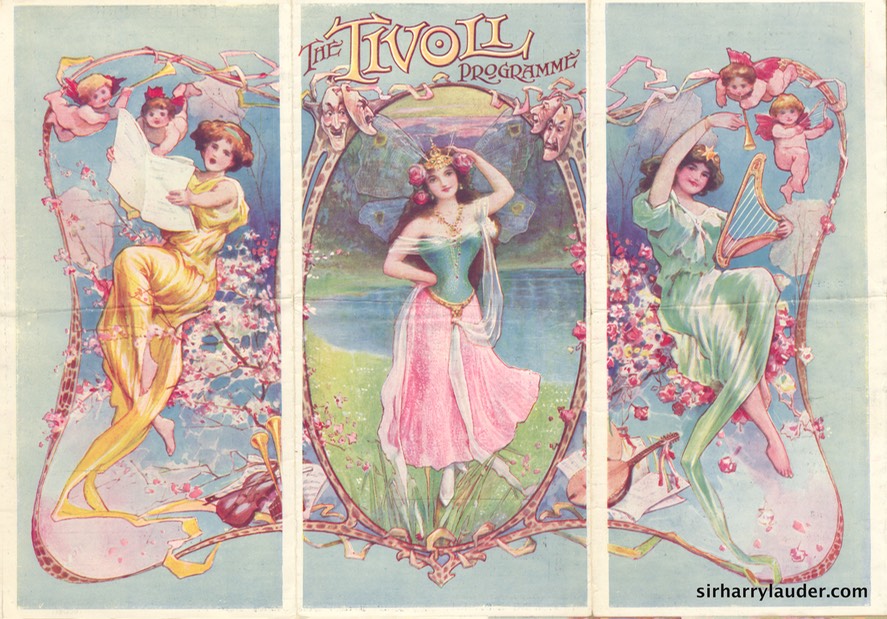 Tivoli London Programme Tri-Fold April 17 1911
