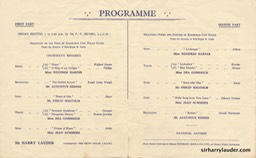 Usher Hall Edinburgh Lord Provost's Red Cross Appeal Programme Bi Fold Apr 26 1940 Center